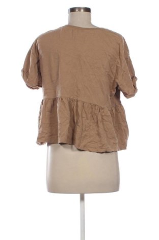 Дамска блуза Bershka, Размер L, Цвят Бежов, Цена 10,22 €