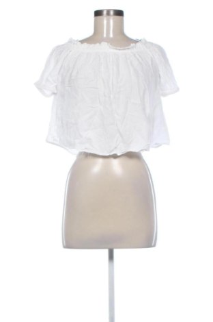 Bluză de femei Bershka, Mărime M, Culoare Alb, Preț 60,99 Lei