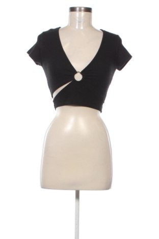 Damen Shirt Bershka, Größe S, Farbe Schwarz, Preis 12,99 €
