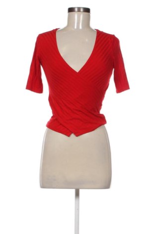 Bluzka damska Bershka, Rozmiar XS, Kolor Czerwony, Cena 51,99 zł