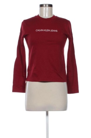 Дамска блуза Calvin Klein Jeans, Размер XS, Цвят Червен, Цена 28,20 €