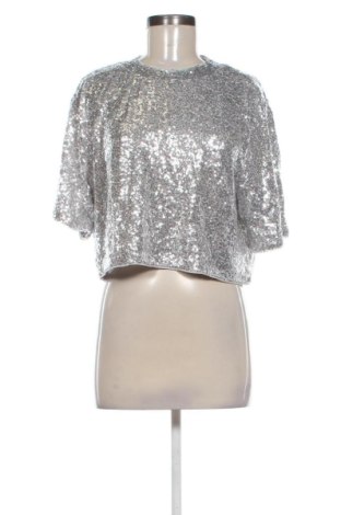 Damen Shirt H&M, Größe L, Farbe Silber, Preis 12,99 €