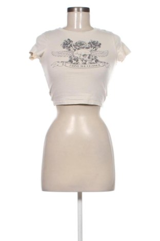 Damen Shirt H&M Divided, Größe XS, Farbe Beige, Preis 10,00 €