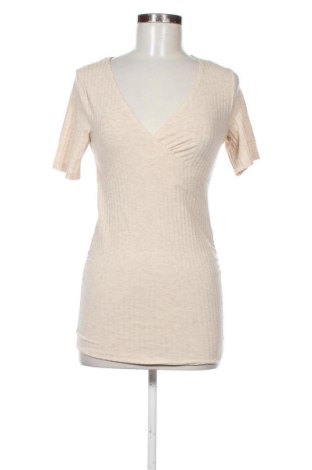 Damen Shirt H&M Mama, Größe S, Farbe Beige, Preis 12,99 €