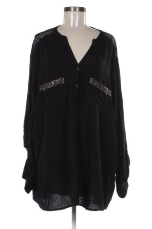 Γυναικεία μπλούζα Janina, Μέγεθος 5XL, Χρώμα Μαύρο, Τιμή 10,00 €