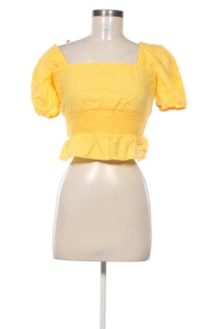 Bluză de femei NA-KD, Mărime S, Culoare Galben, Preț 85,99 Lei