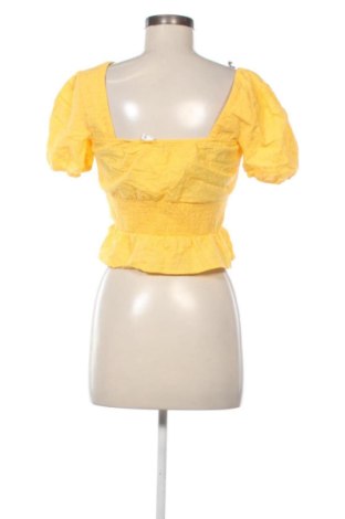 Bluză de femei NA-KD, Mărime S, Culoare Galben, Preț 85,99 Lei