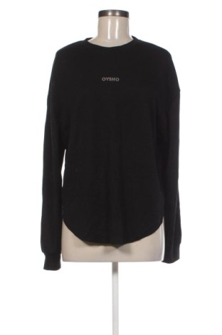 Дамска блуза Oysho, Размер M, Цвят Черен, Цена 32,21 €
