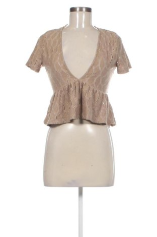 Bluză de femei Pull&Bear, Mărime M, Culoare Bej, Preț 60,99 Lei