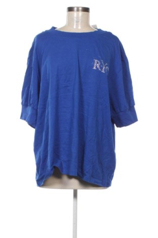 Damen Shirt Rock Your Curves by Angelina Kirsch, Größe 3XL, Farbe Blau, Preis 12,99 €