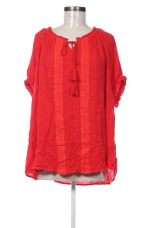 Damen Shirt Sheego by Joe Browns, Größe 3XL, Farbe Rot, Preis 9,99 €, #136554919