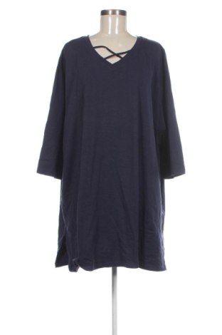 Дамска блуза Ulla Popken, Размер 4XL, Цвят Син, Цена 17,89 €, #136594334