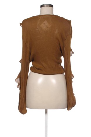 Дамска блуза Zara, Размер M, Цвят Кафяв, Цена 14,31 €