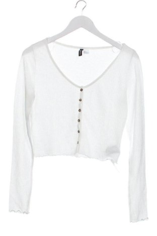 Γυναικεία ζακέτα H&M Divided, Μέγεθος S, Χρώμα Λευκό, Τιμή 17,99 €