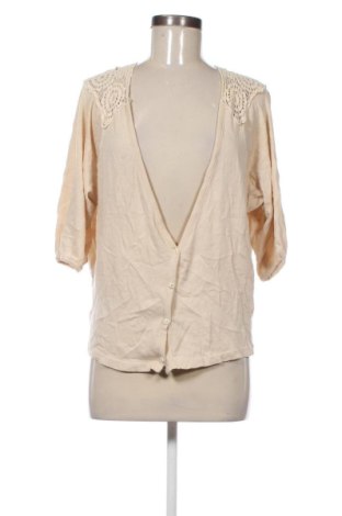 Дамска жилетка Pull&Bear, Размер L, Цвят Бежов, Цена 15,33 €
