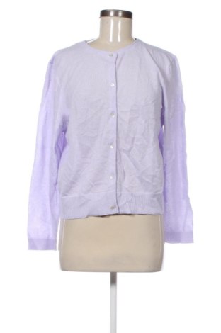 Cardigan de damă Zara, Mărime L, Culoare Mov, Preț 85,99 Lei