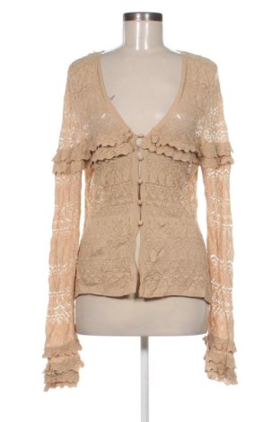 Damen Strickjacke Zara, Größe L, Farbe Beige, Preis 17,99 €