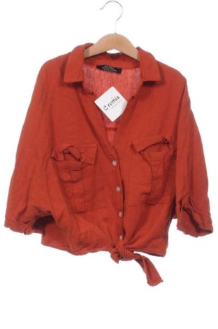 Дамска риза Bershka, Размер XS, Цвят Кафяв, Цена 13,00 €