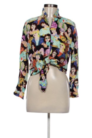Дамска риза Bershka, Размер S, Цвят Многоцветен, Цена 13,00 €