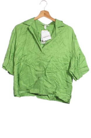 Damska koszula H&M, Rozmiar XS, Kolor Zielony, Cena 109,58 zł