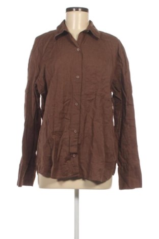 Дамска риза H&M, Размер S, Цвят Кафяв, Цена 13,29 €