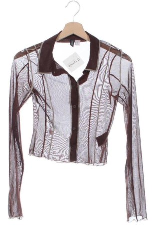 Dámská košile  H&M Divided, Velikost XS, Barva Hnědá, Cena  379,00 Kč