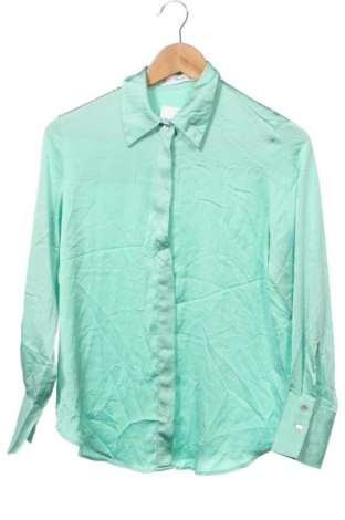 Дамска риза Mango, Размер XS, Цвят Зелен, Цена 14,31 €