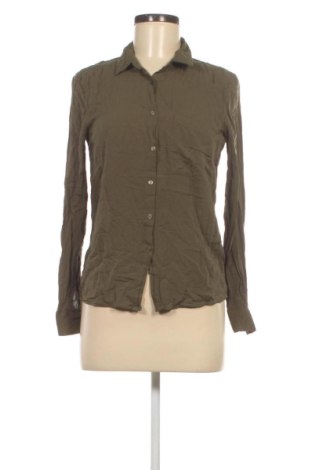 Дамска риза Pull&Bear, Размер S, Цвят Зелен, Цена 13,29 €
