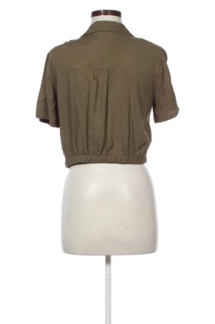 Cămașă de femei Pull&Bear, Mărime S, Culoare Verde, Preț 67,77 Lei