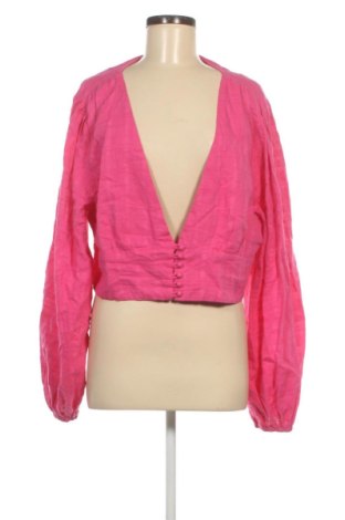 Дамска риза SHEIN, Размер 4XL, Цвят Розов, Цена 13,29 €