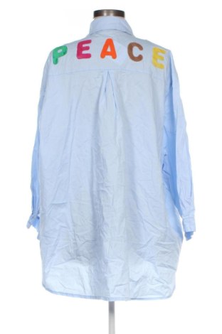Дамска риза Unbranded, Размер XXL, Цвят Син, Цена 13,29 €