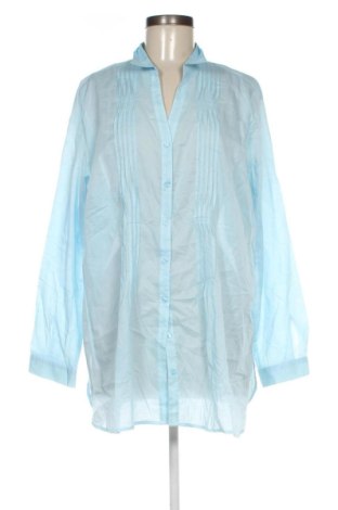 Damenbluse Walbusch, Größe XXL, Farbe Blau, Preis 36,99 €