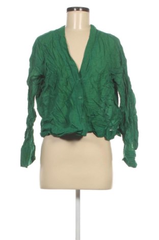 Damenbluse Zara, Größe S, Farbe Grün, Preis 17,99 €