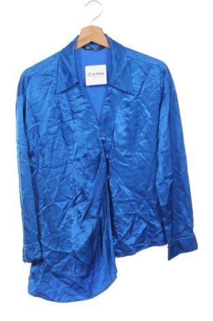 Дамска риза Zara, Размер XS, Цвят Син, Цена 14,31 €