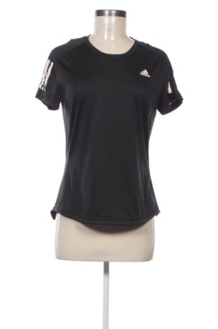 Γυναικείο t-shirt Adidas, Μέγεθος M, Χρώμα Μαύρο, Τιμή 16,99 €