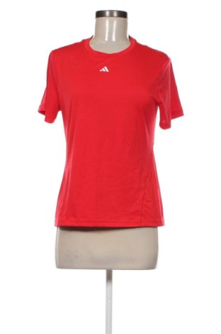 Γυναικείο t-shirt Adidas, Μέγεθος S, Χρώμα Κόκκινο, Τιμή 16,99 €