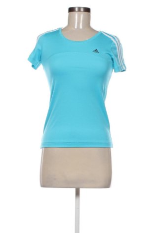 Damen T-Shirt Adidas, Größe XS, Farbe Blau, Preis 17,99 €