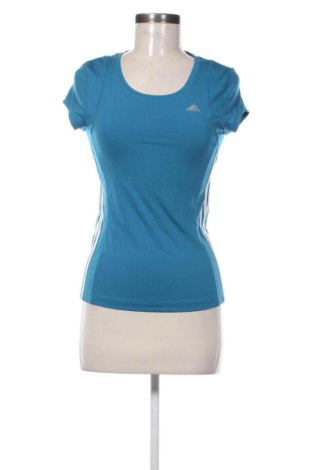 Damen T-Shirt Adidas, Größe S, Farbe Blau, Preis 17,99 €
