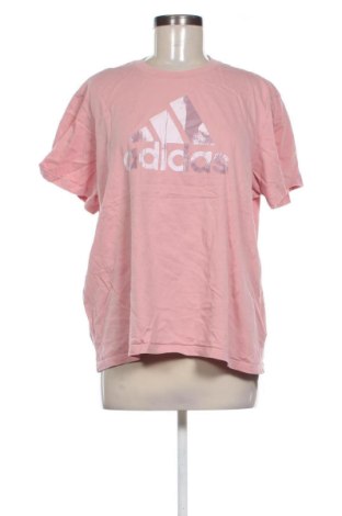 Damen T-Shirt Adidas, Größe XXL, Farbe Rosa, Preis 17,99 €