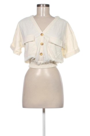 Дамска тениска Bershka, Размер L, Цвят Екрю, Цена 7,66 €, #136549803