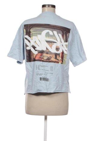 Tricou de femei Bershka, Mărime S, Culoare Albastru, Preț 53,99 Lei