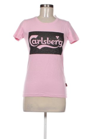Дамска тениска Carlsberg, Размер M, Цвят Розов, Цена 9,20 €