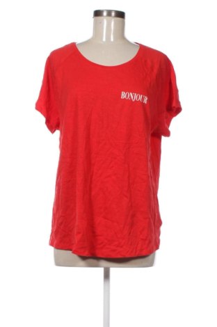 Damen T-Shirt Essentials by Tchibo, Größe XL, Farbe Rot, Preis 11,99 €
