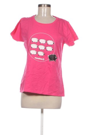 Γυναικείο t-shirt Fruit Of The Loom, Μέγεθος L, Χρώμα Ρόζ , Τιμή 10,99 €