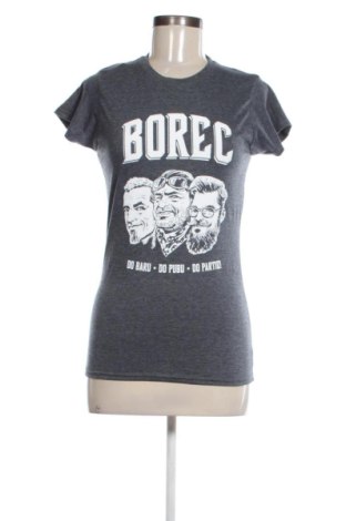 Damen T-Shirt Gildan, Größe M, Farbe Grau, Preis 9,00 €