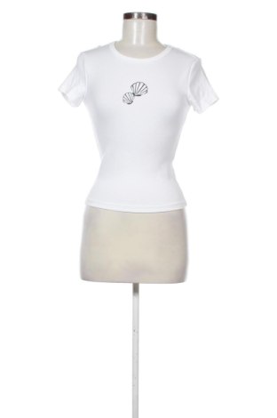 Дамска тениска Gina Tricot, Размер S, Цвят Бял, Цена 7,66 €
