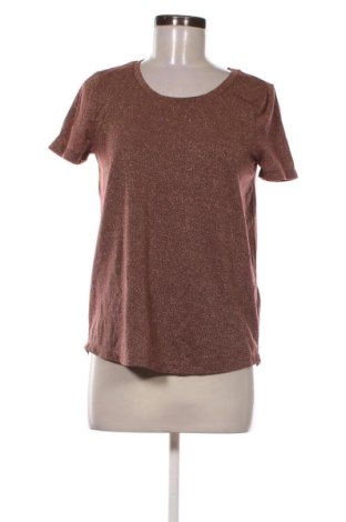 Γυναικείο t-shirt Ichi, Μέγεθος S, Χρώμα Καφέ, Τιμή 11,99 €