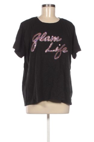 Damen T-Shirt Janina, Größe XXL, Farbe Schwarz, Preis 9,00 €