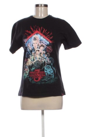 Γυναικείο t-shirt Pull&Bear, Μέγεθος XXS, Χρώμα Μαύρο, Τιμή 9,00 €