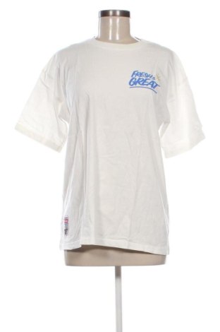 Tricou de femei Pull&Bear, Mărime L, Culoare Alb, Preț 88,99 Lei